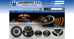 Desktop Screenshot of jjchimportsrl.com