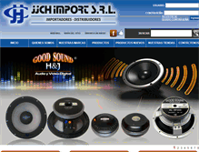 Tablet Screenshot of jjchimportsrl.com